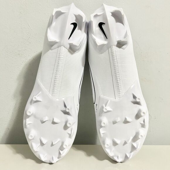 Nike Vapor Edge Pro 360 2 Carbon FF “White Black” Men’s Size 14 Football Cleats - Picture 7 of 8